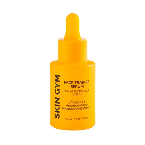 Skin Gym Face Trainer Serum with Vitamin C, Hyaluronic Acid, and Pomegranate Extract, Brightens, Hydrates, and Combats Signs of Aging, Face Serum for Glowing Skin