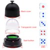 Gikfun Automatic Lucky Dice Roller Cup Set with 5 Dices for Christmas Party Games EK1883
