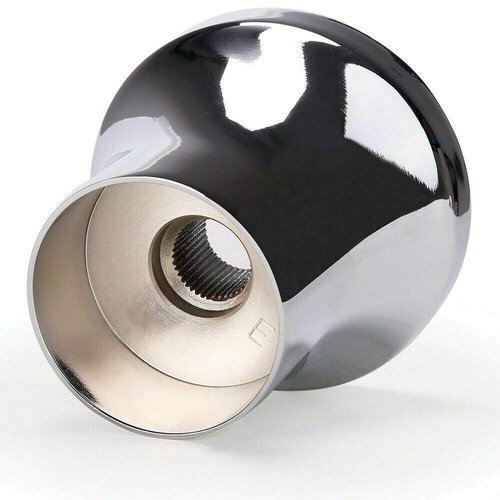 Huskey Universal 5/6 Hole Steering Wheel Hub Adapter of Carbon Steel Compatible with Yamaha (G1-G29) Drive 2 Golf Cart Models with Chrome Surface Finish