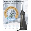 Oralfree Water Dental flosser Teeth Picks - Braces Cordless Oral Irrigator Portable Rechargeable Travel Irrigation Cleaner IPX7 Waterproof Electric Professional Flossing Teeth Cleaning for Home