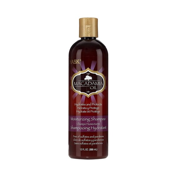 Hask Shampoo Macadamia Oil Moisturizing 12 Ounce (355ml) (2 Pack)