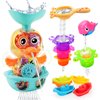 Ella Dream Bath Toys for 12 24 36 Months Babies, Bathtub Toys for Toddlers Kids Ages 1-3, 4-8, Waterfall Bath Toys for Boys and Girls, Small