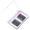DSLONG Manga Lashes Natural Look Individual Lash Wispy Silky Anime Eyelashes Cluster Japanese Cosplay False Eyelashes Reusable, Look Like Extensions DIY At Home