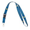 Desert Cactus Texas A&M University Commerce Lanyard TAMUC Lions Car Keys ID Badge Holder Keychain Detachable Breakaway Snap Buckle (Blue)