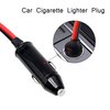 CERRXIAN 1 to 3 Car Cigarette Lighter 12v 24v Power Charger Adapter 3 Way Socket Splitter Female Socket Plug Extension Cord Cable