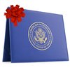 OFFICIAL FELLOW CITIZEN The Original US Citizenship Certificate Holder Luxury Gifts for New American Citizens | Fully Padded Leatherette | Gold Eagle Seal | Naturalization Certificate Cover