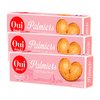 From France Oui Love It French Puff Pastry Cookies Palmiers 100g (3.52oz) Pack of 3