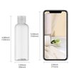 LISAPACK 3.4oz Travel Bottles For Toiletries (5pcs), Travel Size Containers for Shampoo (100ml, Clear)