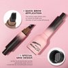 Brow Fection Angled Brush & Dip, Liquid Eyebrow Brush, Hair-Like Strokes Brow Pencil Waterproof Multi-Functional Non-Smudging Pressed Wild Eyebrow Pencil (#04 chocolate)