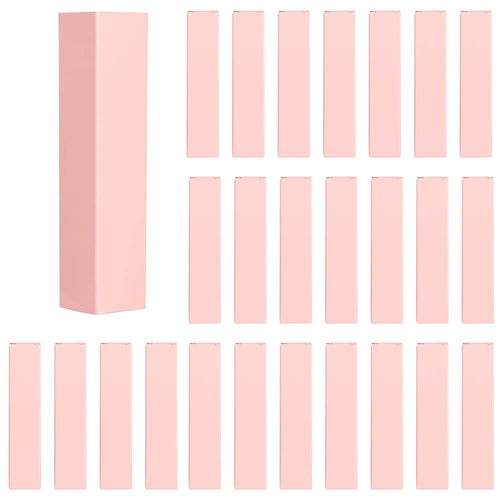 COSIDEA 50 PCS Empty Pink Lip Gloss Boxes W25 xW25 xH117mm / W0.98xW0.98xH4.6 inch, Cosmetic Perfume/Mascara Box Packaging for Small Business Wholesale, small Kraft Paper Box Luxury Holder Wrapping