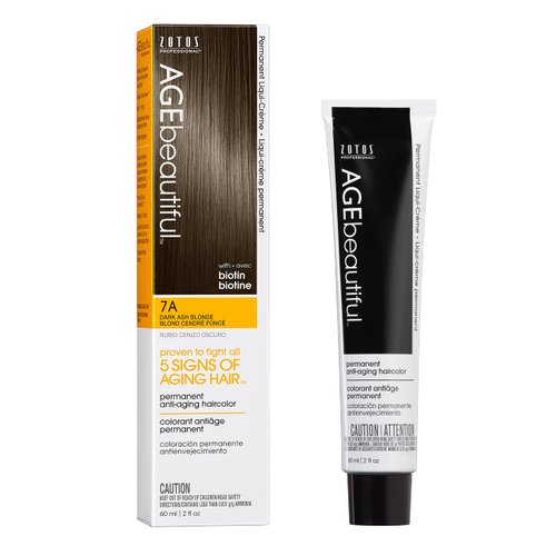 AGE beautiful Permanent Hair Color Dye Liqui Creme | 100% Gray Coverage | Anti-Aging Haircolor | ...