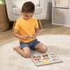 Melissa & Doug Vehicles Sound Puzzle - Wooden Peg Puzzle With Sound Effects (8 pcs) - Sound Puzzles for Toddlers, Wooden Puzzles For Kids Ages 2+