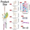 CHGCRAFT 15Set Fairy Painting Wooden Wind Chime Fairy Wind Chime Kit Wooden Arts and Crafts for DIY Paint Art Activity for Party Decoration Birthday Gifts