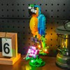 VONADO LED Light Kit for Lego 3 in 1 Exotic Parrot 31136 Animal Figures, Creative Lighting Set Accessories Compatible with Lego Light 31136 Building Set (Lights Only, No Models)
