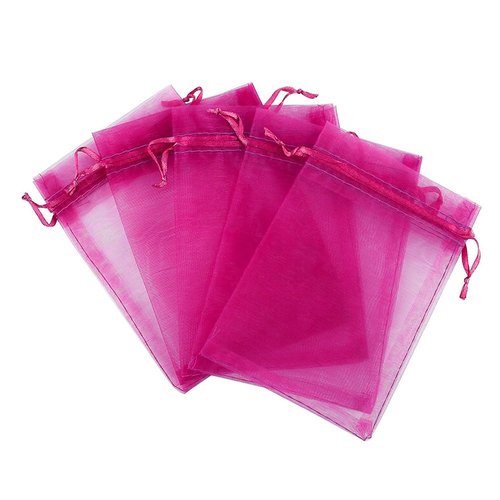 Boshen 100/200PCS Organza Gift Candy Sheer Bags Mesh Jewelry Pouches Drawstring Bulk for Wedding ...