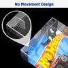 Display Case Compatible with Carded Model Cars, 1:64 Model Car Protector Display Case for Carded Diecast Cars, No Movement Design-(Ultimate 10 Packs)