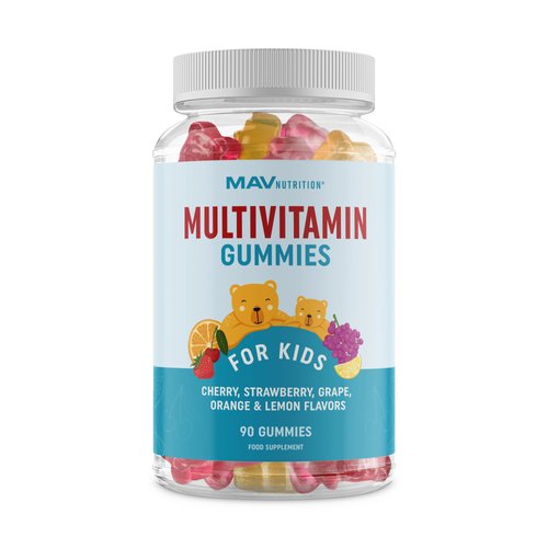 Kids Multivitamin Gummies | Vitamins A, B, C, D & Zinc for Immunity, Growth & Development | Daily Multivitamins for Children Ages 2+ | Non-GMO, Third-Party Tested Mixed Fruit Supplement | 60 Gummies