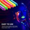 6Pcs Glow in The Dark Body Face Paint Neon Glow in The Black Light UV Fluorescent Crayons Paint Sticks Makeup Kit for Kids Adults Halloween Masquerade Mardi Gras Blacklight Birthday Party