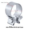 EVIL ENERGY 3.0 Inch Exhaust Clamp,Narrow Band Muffler Clamp Stainless Steel