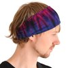 Multiuse Headband Hair Wrap for Women & Men, Casual Headwear & Wide Gym Wrap Headband Tie-Dye BB