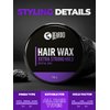 Beardo XXtra Stronghold Hair Wax, 100 gm | Crystal Hair Wax for Men | Glossy Finish | Hair Style, Shine | Extra Strong Hold Styling Hair Wax - 3.4Fl Oz