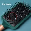 RN BEAUTY Detangling Brush Anti-Static Detangler Hair Brush With Silicone Cushion Base Blow Drying Hairbrush Comb Nylon Bristle Pins Fashion Paddle Massage Brushes for Men and Women Adults and Kids