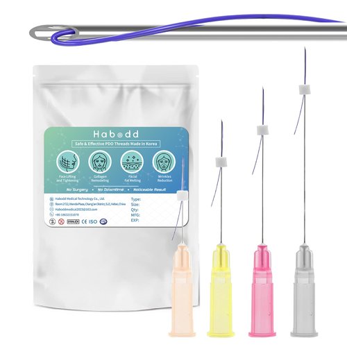 PDO Lifting Threads, Pdo Threads For Face Lift, Mono Type - Hilos Tensores, Pdo Smooth Thread Sharp Tip, Skin Tightening (29G25MM) 20pcs