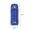 THERMOS FUNTAINER 16 Ounce Plastic Hydration Bottle with Spout, Blueberry