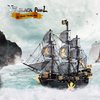 Piececool 3D Puzzles for Adults, Black Pearl Pirate Ship Metal Model Kits, 3D Watercraft Model Building Kit, DIY Craft Kits for Family Time, Great, 307Pcs