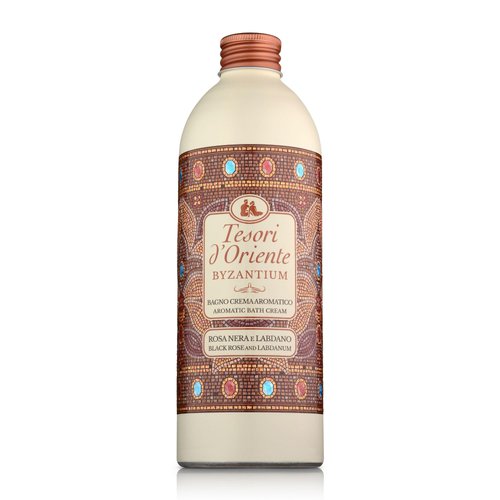 Tesori d’Oriente Bubble Bath for Women, Foaming Bath, Bath Bubbles for Women Relaxing, Luxurious Body Wash for Women & Skin Care- 500 Ml-16.91 us Fl Oz- [Italian Import ]-(Byzantium)