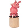 105-080 - Dregeno Push Toy - Pig - 3.15" H x 1.15" W x 1.75" D