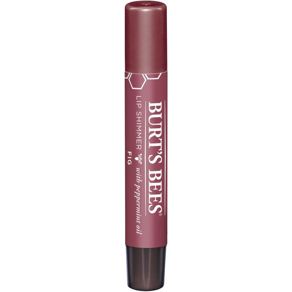 Burt's Bees Lip Balm, Moisturizing Lip Shimmer for Women, for All Day Hydration, with Vitamin E & Coconut Oil, 100% Natural, Fig, 0.09 Ounce