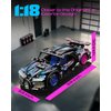 Sosuy 1:18 Super Sports Car Model Building Bricks Sets - 473 pcs MOC Cyberpunk Rally Car Raceing Engineering Toys for Play and Display - Model Toy Gift Idea for Adults Boys