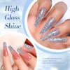 Born Pretty Holographic Nail Polish Silver Glitter Sequins Nail Polish 10ML
