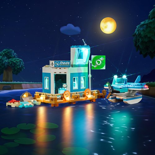 BRICKSHINING LED Lighting Compatible with Lego Fly with Dodo Airlines 77051, Light Kit Compatible with Lego 77051, Giving Light to Model, NOT Included The Model Set(Classic Edition)