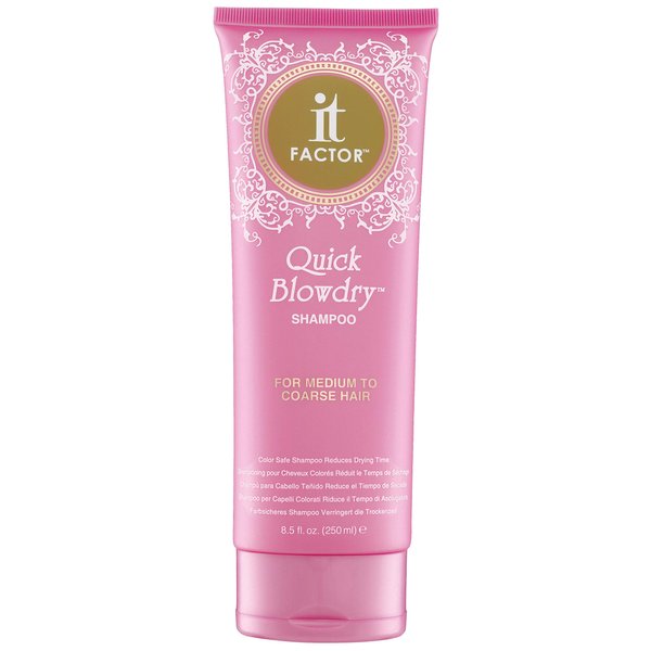 It Factor – Quick Blow Dry Shampoo – For Medium To Coarse Hair – Professional Grade Salon Quality Hair Care - Hairdresser Pros Love It – Original Formula