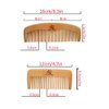 Xuanli® 8 Pcs The Family Of Hair Comb set - Wood with Anti-Static & No Snag Handmade Brush for Beard, Head Hair, Mustache With Gift Box (S021)