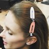 QUEENTI Hair Clip, 12Pcs No Crease Hair Clips for Styling, Makeup, Sleeping, Makeup Application ABS Resin and Stainless Steel, Non Slip, No Bend Design, Suitable for All Hairstyles