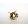 Generic Small mini rose gold/copper tone metal heart hair claw clip