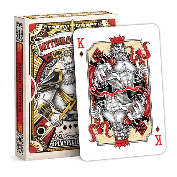 99FOX Mythology Deities Playing Cards Gods Goddesses Card Deck for Adults and Teens
