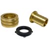 Anderson Metals - 07046-0812 Brass Garden Hose Swivel Fitting, Connector, 1/2" Barb x 3/4" Female Hose