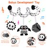Baby Spiral Hanging Stroller and Car Seat Toys for Babies 0-6 Months Newborn Plush Activity Toys for Bed Bassinet Crib Baby Carrier Gifts (owl)