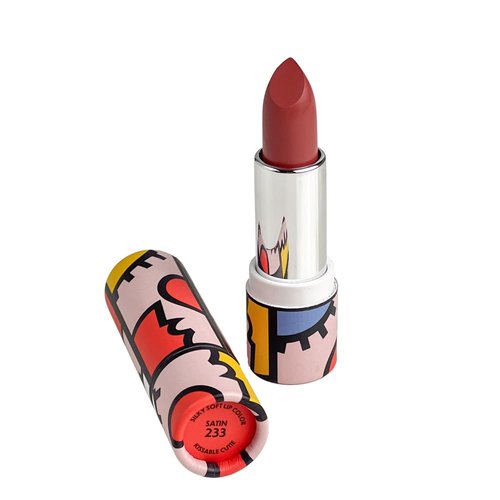 Gillian Cosmetics Silky Soft Lip Color - Kissable Cutie 233 - Satin Hydrating Satin Lipstick with Jojoba oil - Moisturized Feel in Nudes shapde