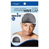 MAGIC Stocking Wave Cap Pack Hair Du Rag - 1 Black and 1 White, Spandex Fabric, Flexible, Breathable, one Size, Comfortable, Wig, Hair Extensions, Wig Cap, Stays on Your Head