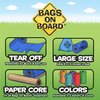 Bags On Board Dog Poop Bags | Strong, Leak Proof Dog Waste Bags | 9 x14 Inches, 315 Blue Bags