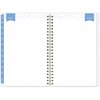 Blue Sky Day Designer for 2023 Weekly and Monthly Planner, 5' x 8', Frosted Cover, Wirebound, Tile (101410-23)