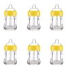 6 Pieces Empty Lip Gloss Tubes Reusable Lip Gloss Containers Milk Bottle Shaped Lips Gloss Tube 7 ml Empty Refillable Lips Gloss Bottles DIY Cosmetics Lipstick Containers, Yellow