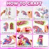 Decorate Your Own Water Bottle Kits for Girls - Kids Water Bottle Birthday Gifts for 4 5 6 7 8-12 Year Old Girl Diy Unicorn Birthday Decorations Arts and Crafts for Kids Ages 6-8 Girls Christmas Gift