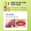MYUANGO Lip Oil Moisturizing, Hydrating Lip Care Lip Tint, Shiny Lip Glow Vegan Plumping Lip Gloss for Dry Lips (107-HUGGING)