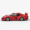 Red Sports Car MOC Building Blocks,Speed Champions Cars Toy Building Sets,City Vehicle DIY Building Bricks for Kids and Adults-197PCS